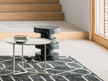 RAFFAELLO - Round plate coffee table by Santalucia Mobili - view 3